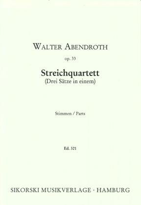Streichquartett (Drei Sätze in einem)